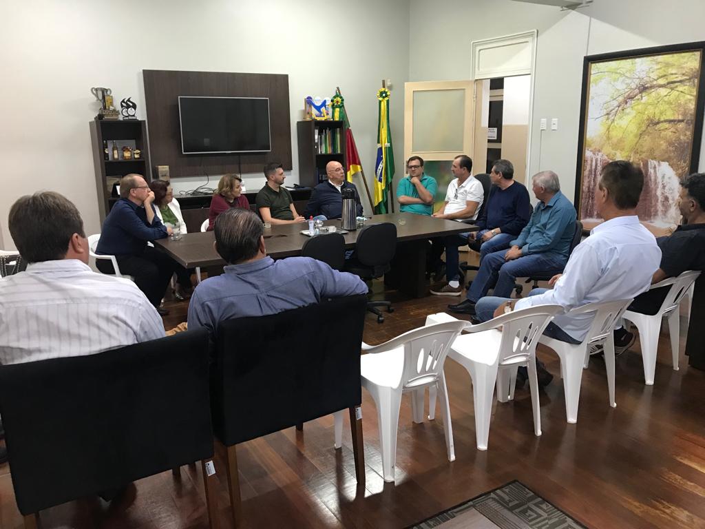 Executivo Municipal recebeu visita cortesia do deputado federal Osmar Terra